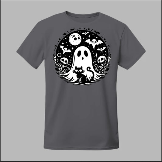 Black Cat Spooky Night Tee