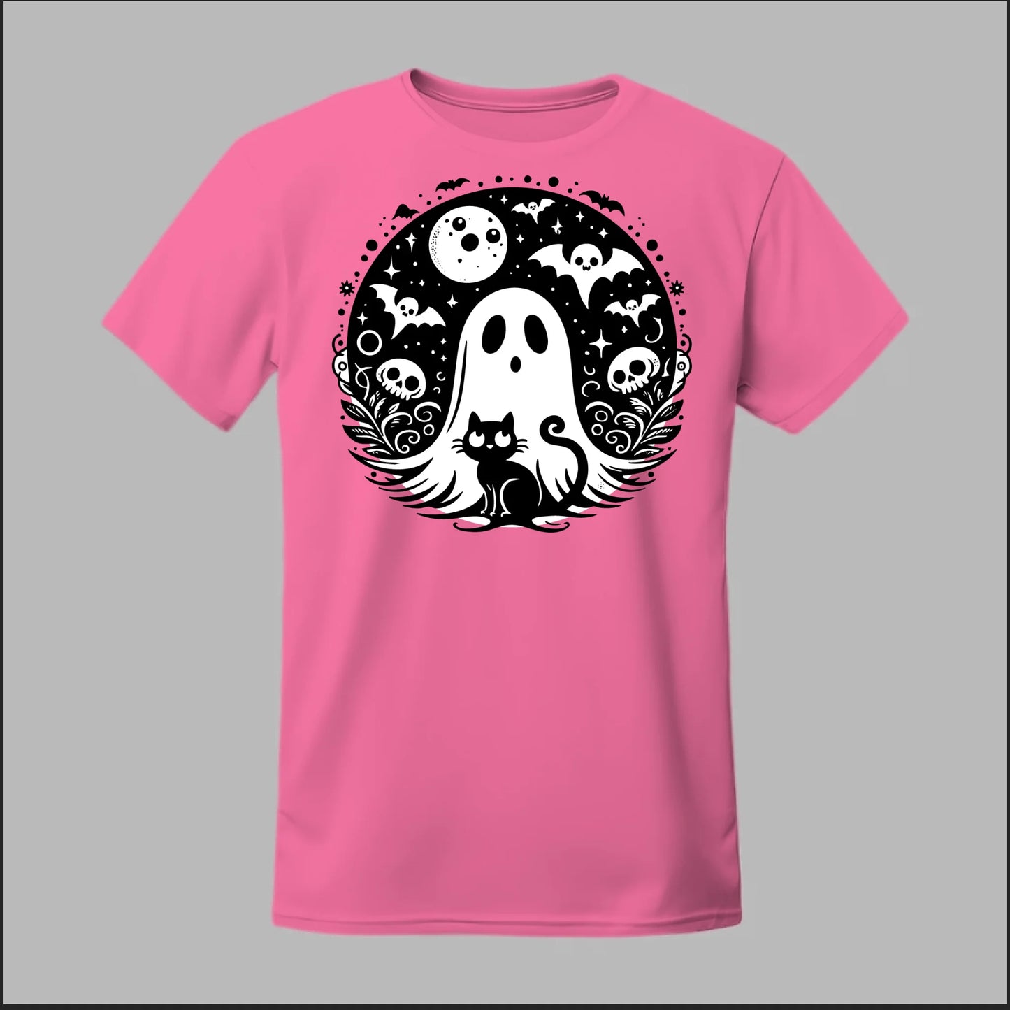 Black Cat Spooky Night Tee