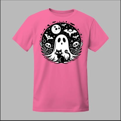 Black Cat Spooky Night Tee