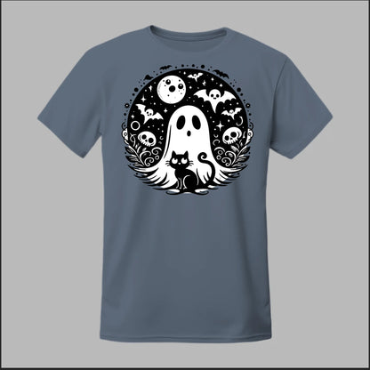 Black Cat Spooky Night Tee