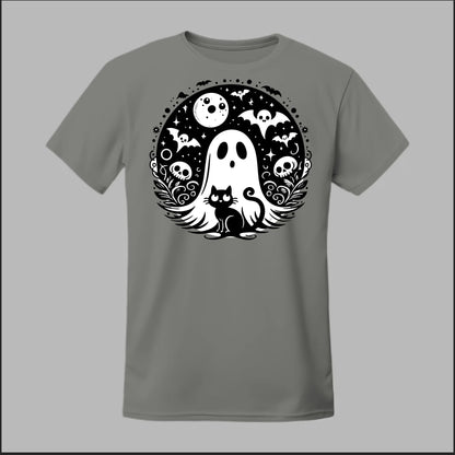 Black Cat Spooky Night Tee