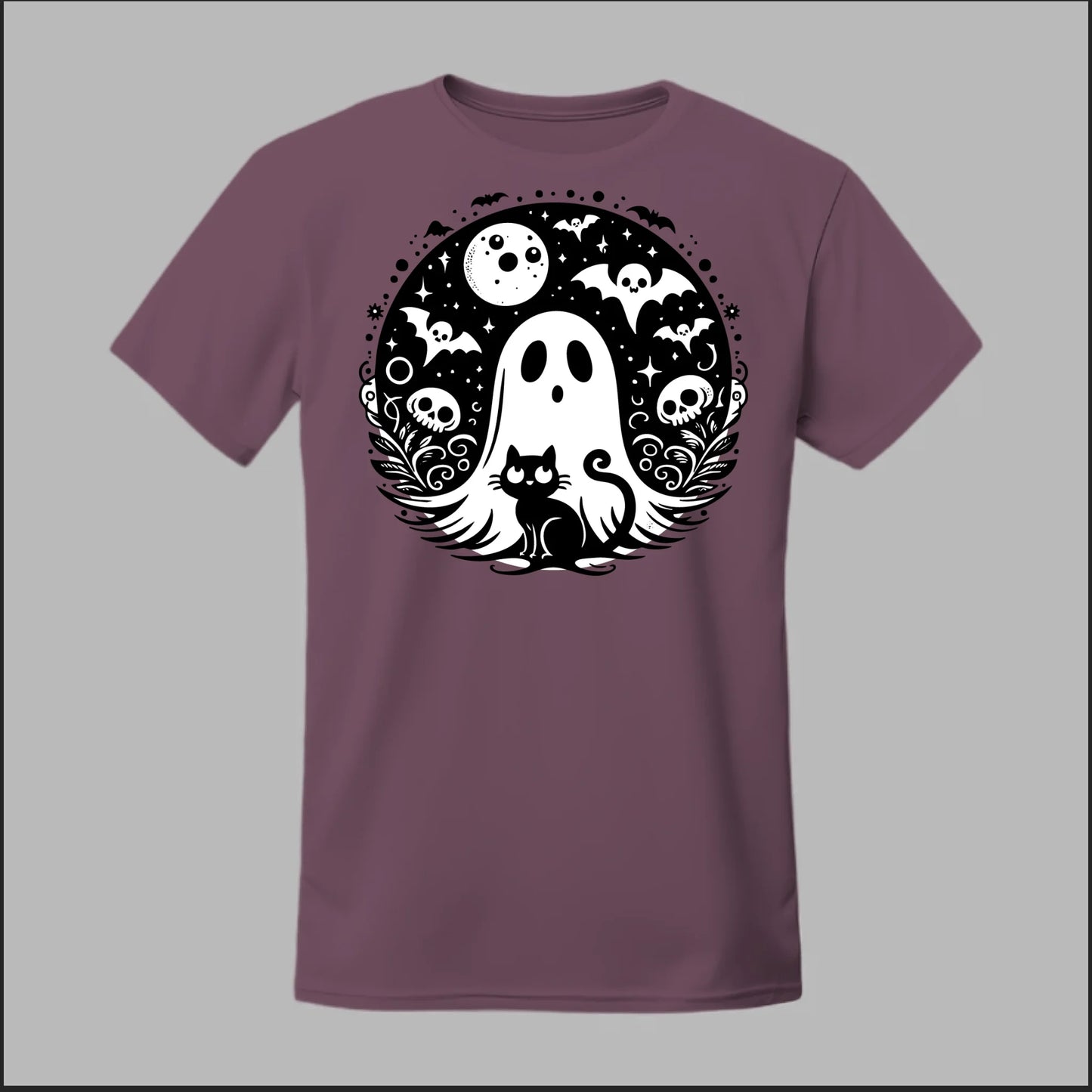 Black Cat Spooky Night Tee