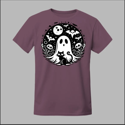 Black Cat Spooky Night Tee