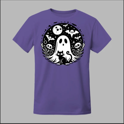 Black Cat Spooky Night Tee