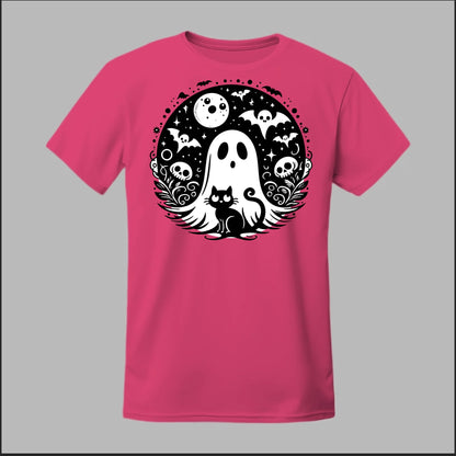 Black Cat Spooky Night Tee