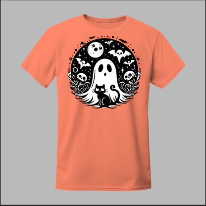 Black Cat Spooky Night Tee