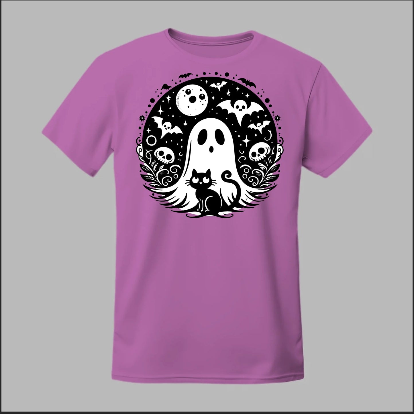 Black Cat Spooky Night Tee