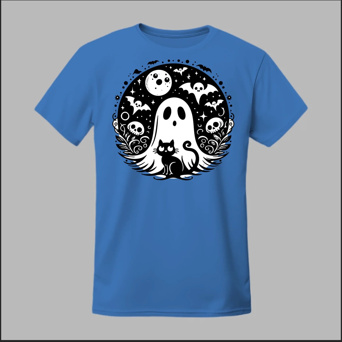 Black Cat Spooky Night Tee