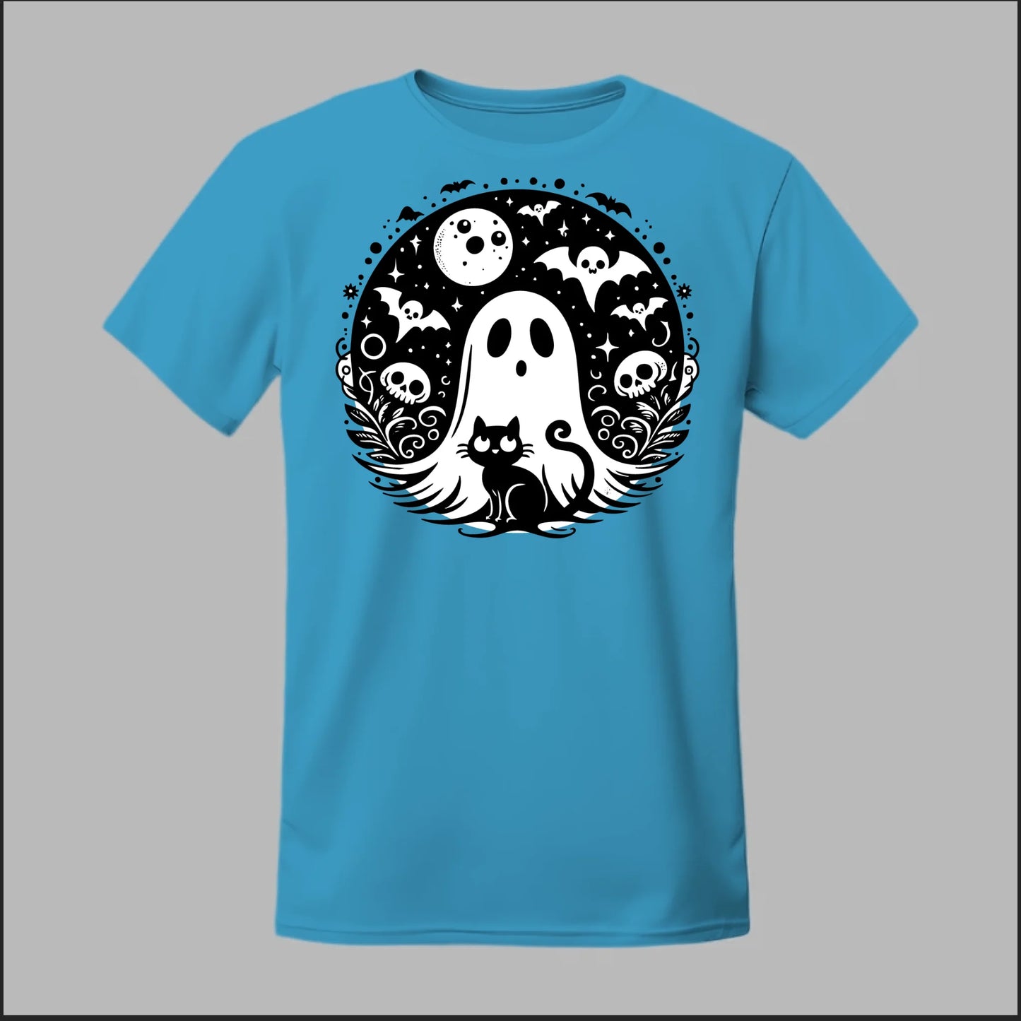 Black Cat Spooky Night Tee