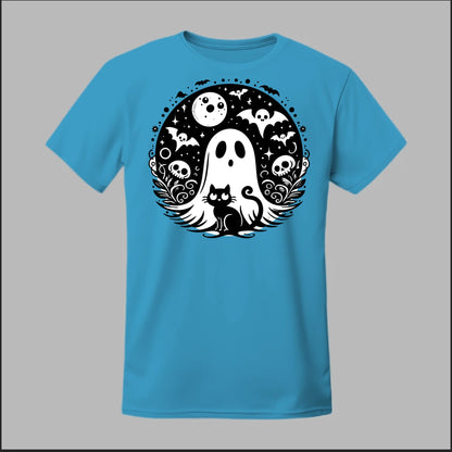 Black Cat Spooky Night Tee