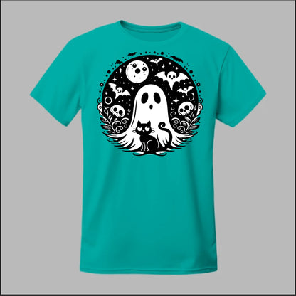 Black Cat Spooky Night Tee