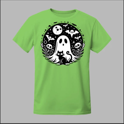 Black Cat Spooky Night Tee