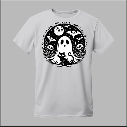 Black Cat Spooky Night Tee
