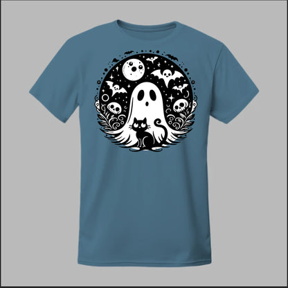 Black Cat Spooky Night Tee