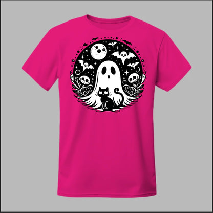 Black Cat Spooky Night Tee