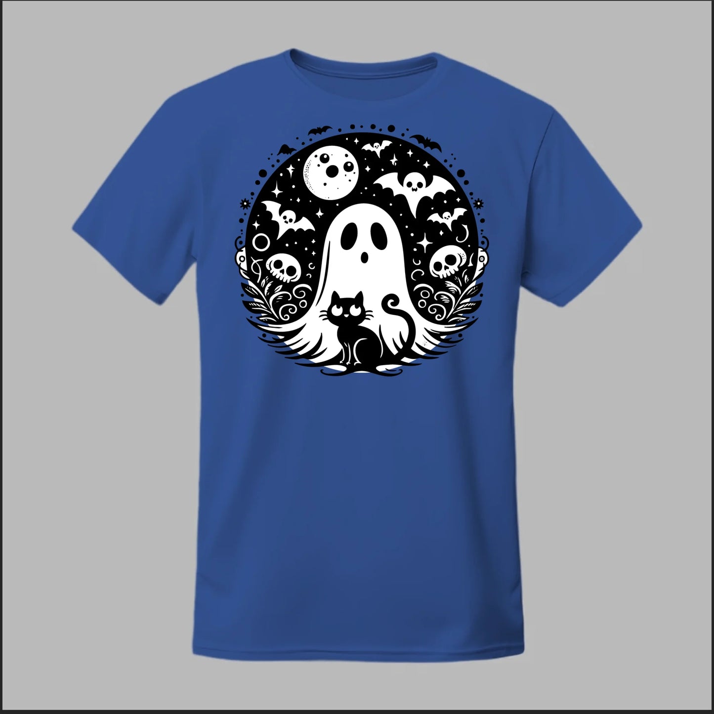 Black Cat Spooky Night Tee