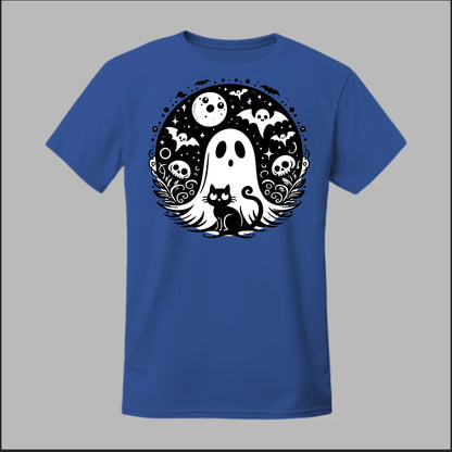 Black Cat Spooky Night Tee