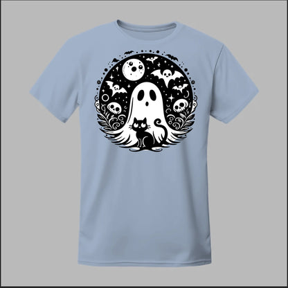 Black Cat Spooky Night Tee