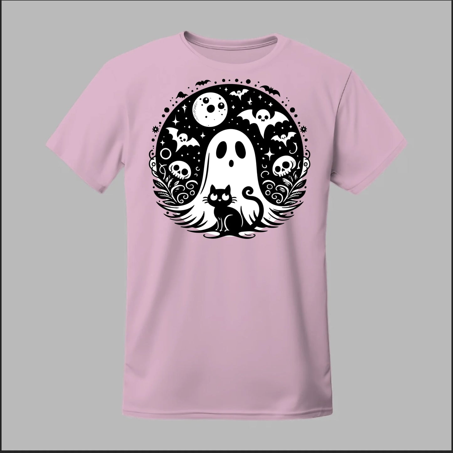 Black Cat Spooky Night Tee