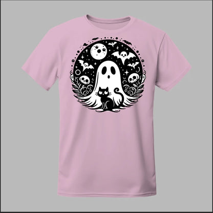 Black Cat Spooky Night Tee