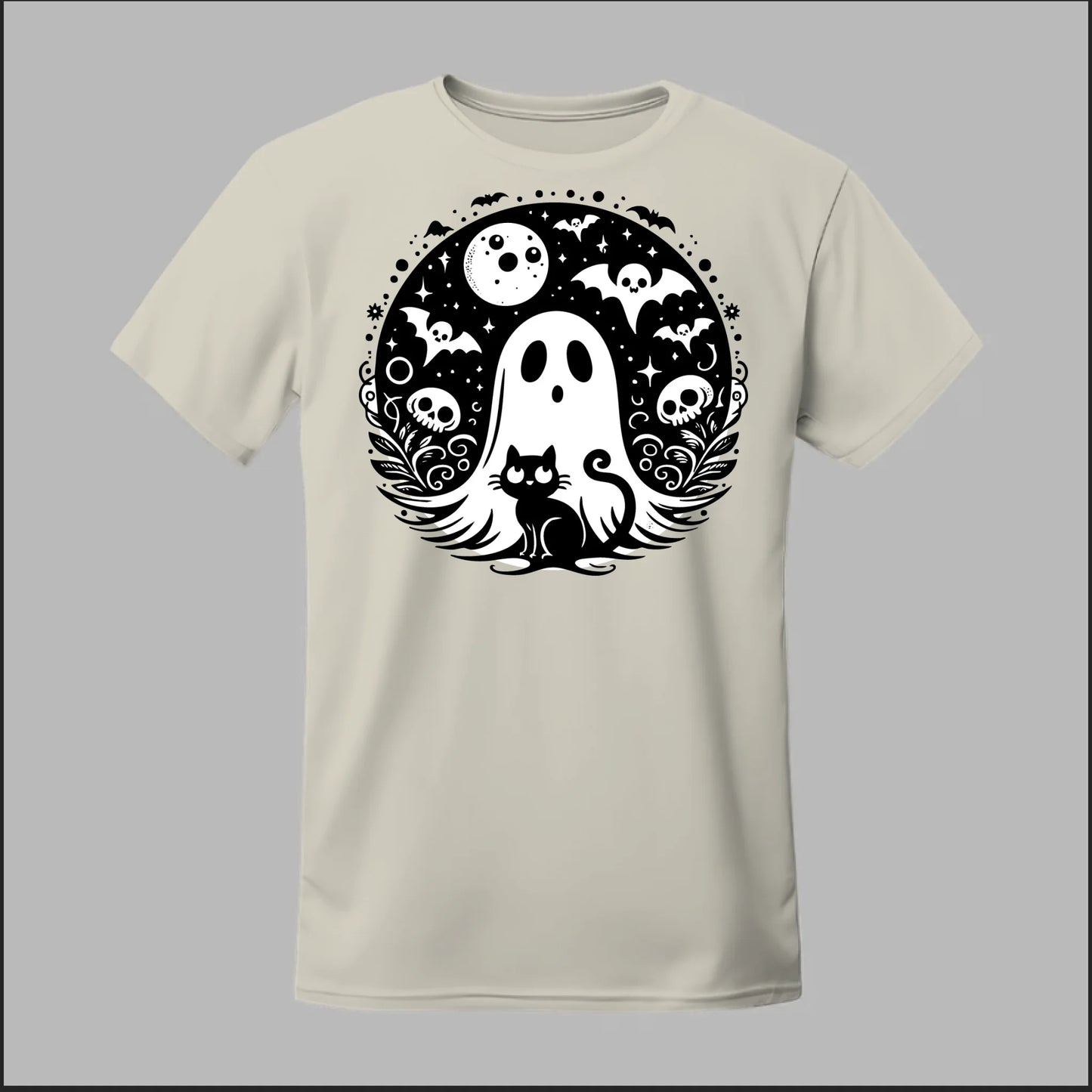 Black Cat Spooky Night Tee