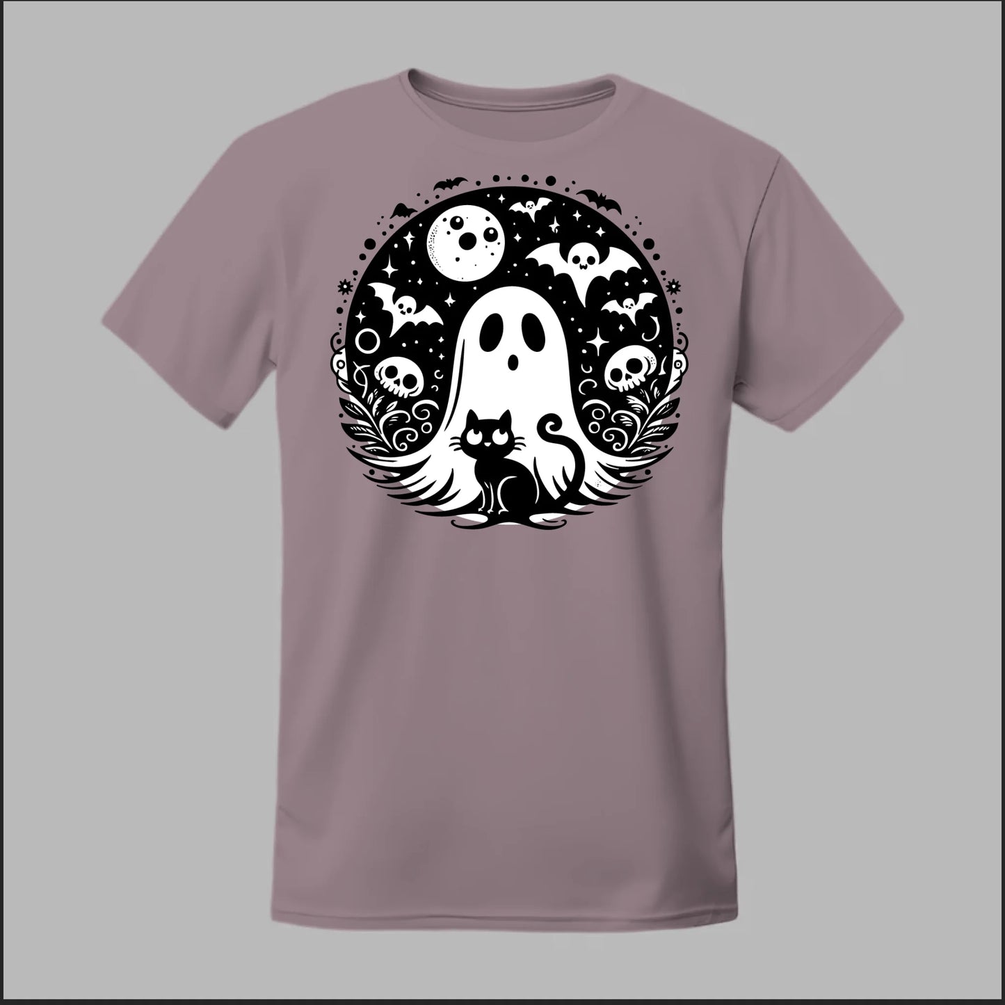 Black Cat Spooky Night Tee