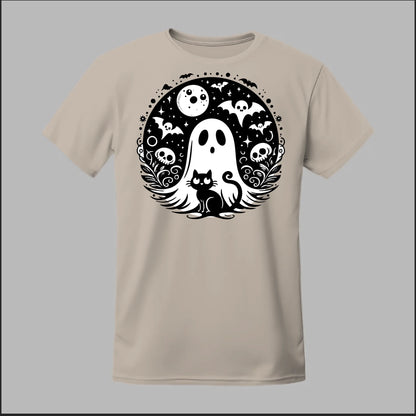 Black Cat Spooky Night Tee