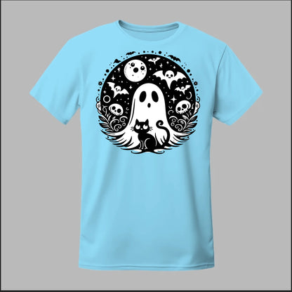 Black Cat Spooky Night Tee