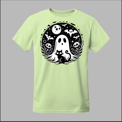 Black Cat Spooky Night Tee