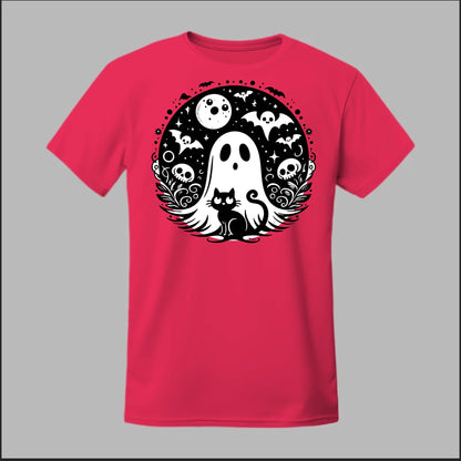 Black Cat Spooky Night Tee
