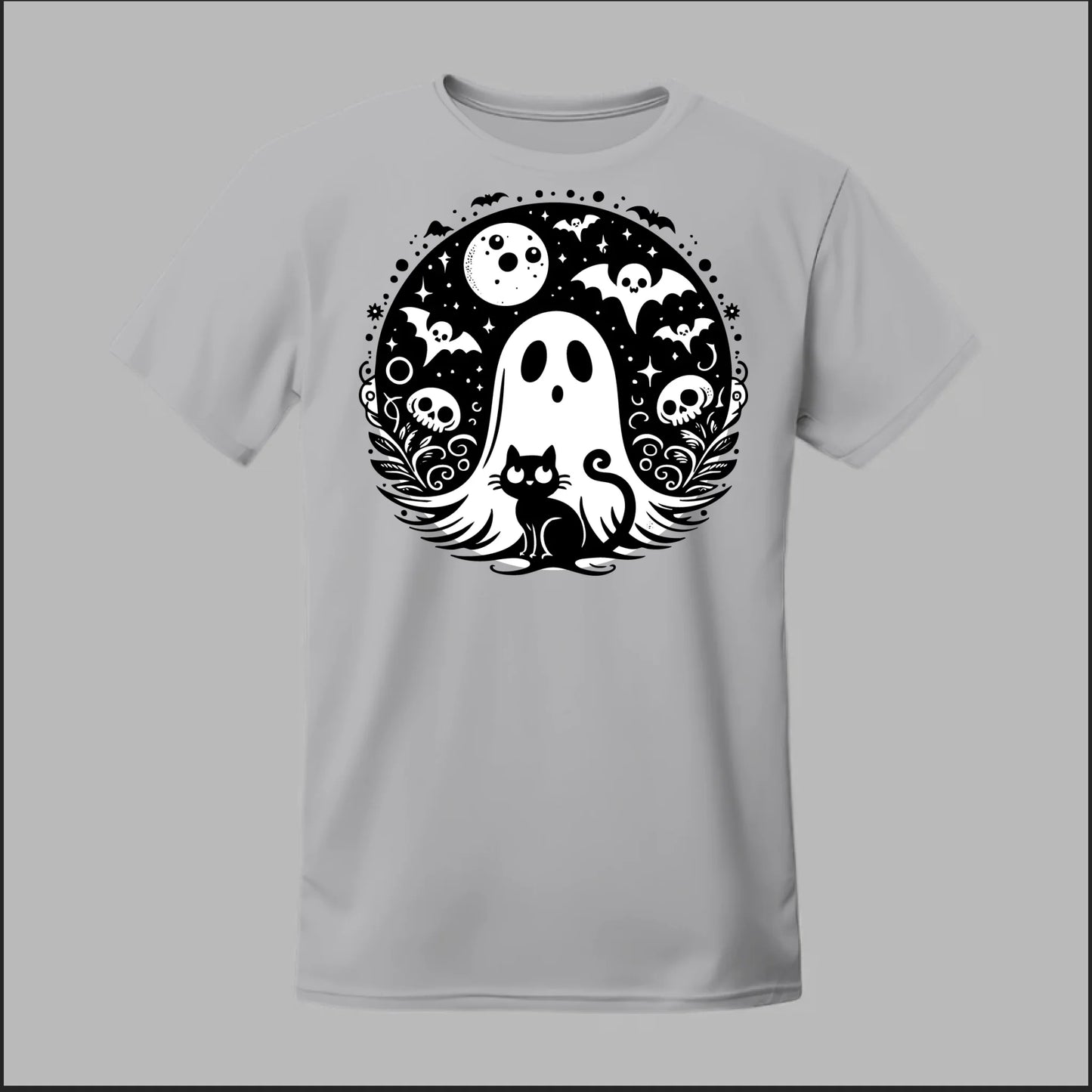 Black Cat Spooky Night Tee