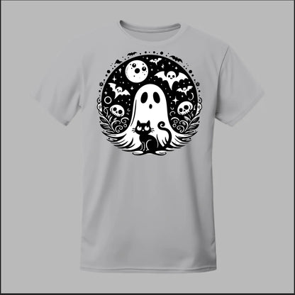 Black Cat Spooky Night Tee