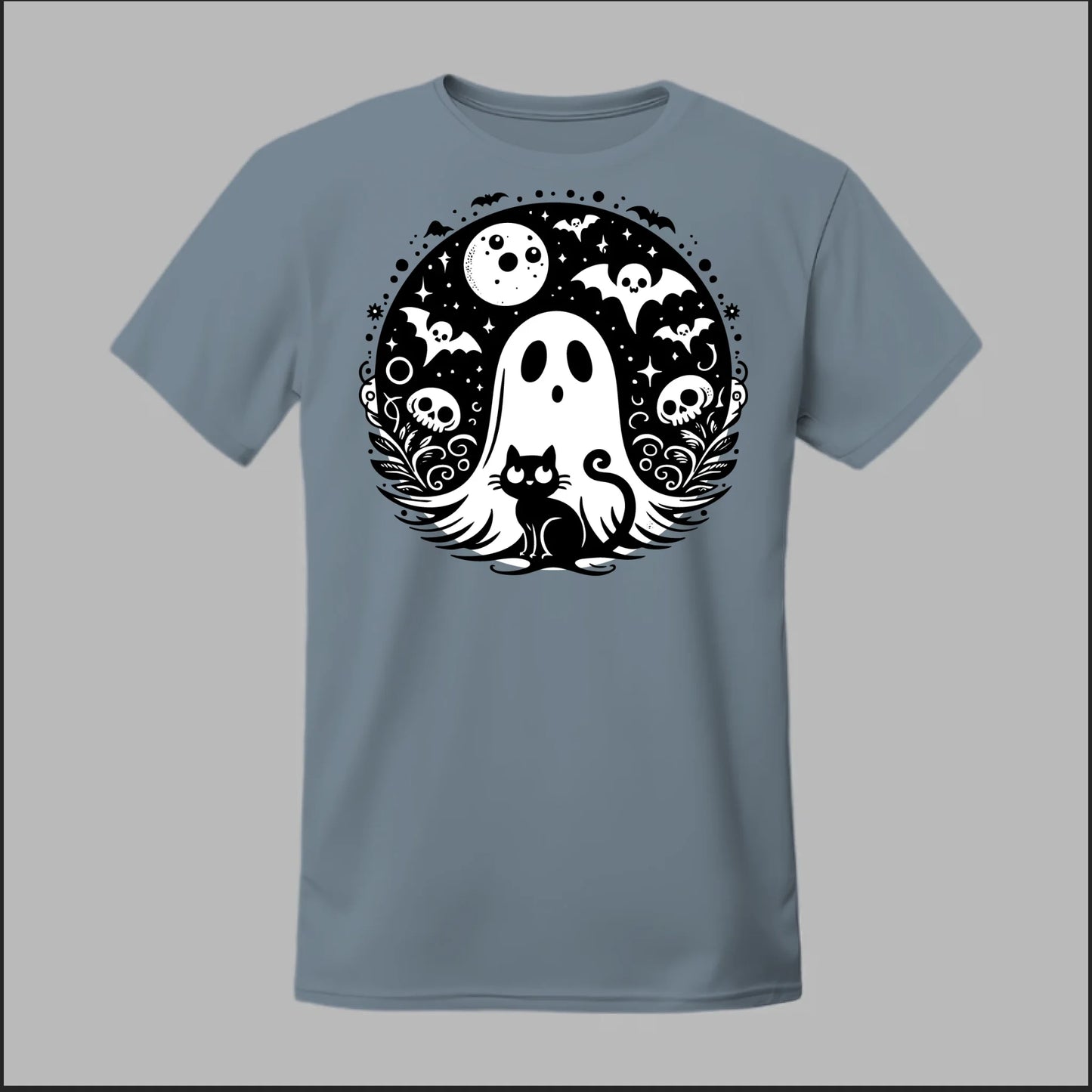 Black Cat Spooky Night Tee