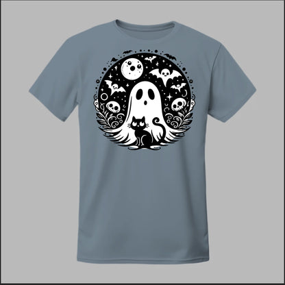 Black Cat Spooky Night Tee