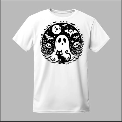 Black Cat Spooky Night Tee