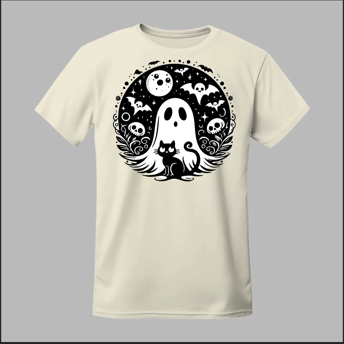 Black Cat Spooky Night Tee