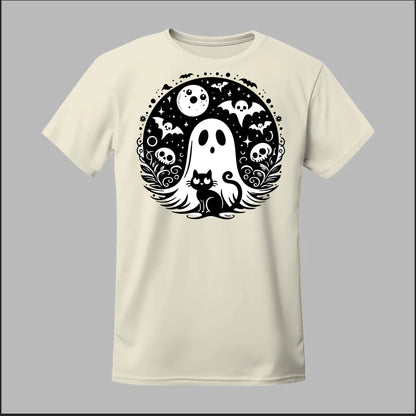 Black Cat Spooky Night Tee