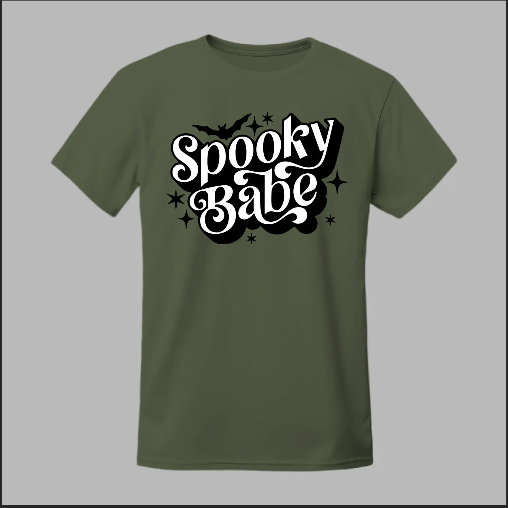 Front Military Green