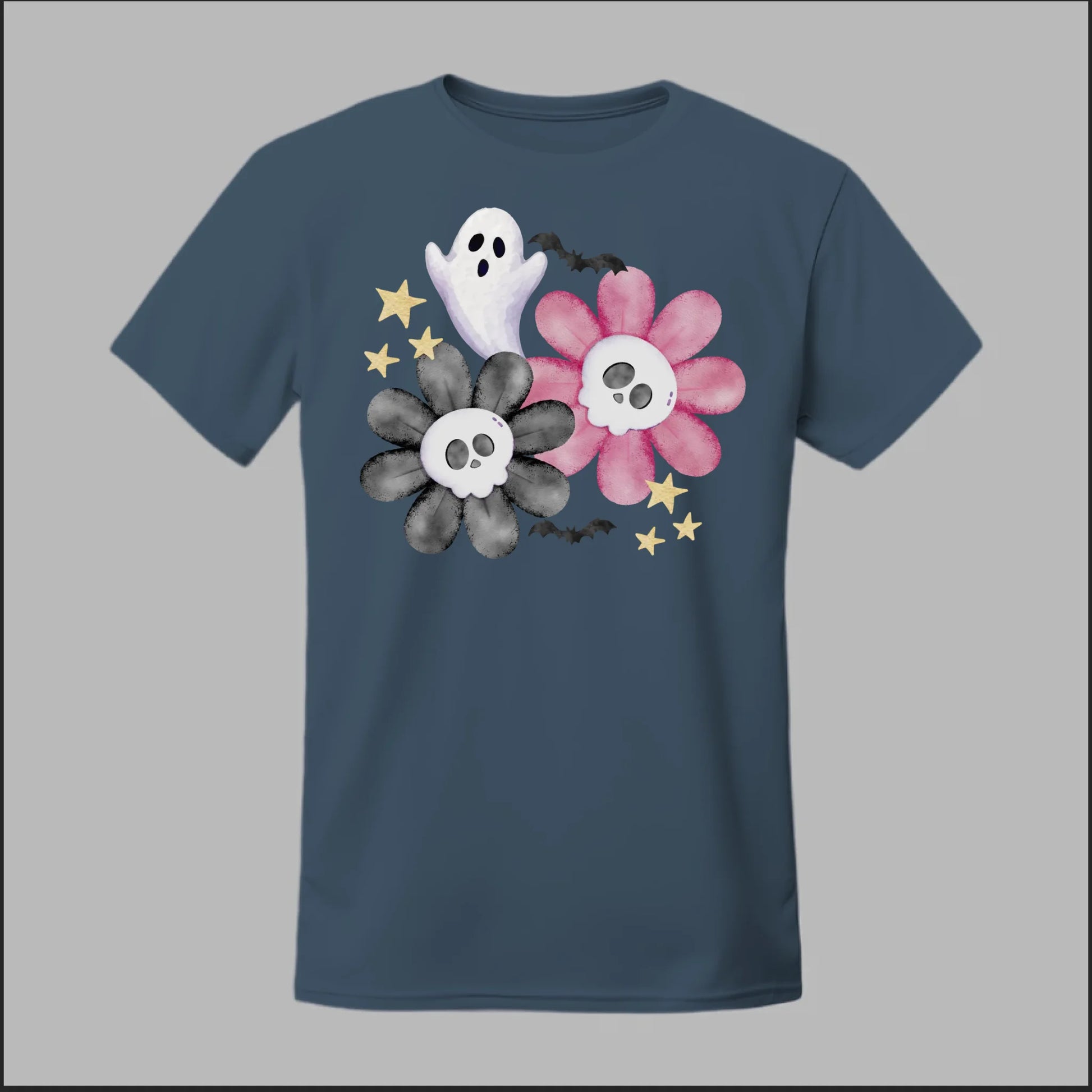 Front Heather Navy