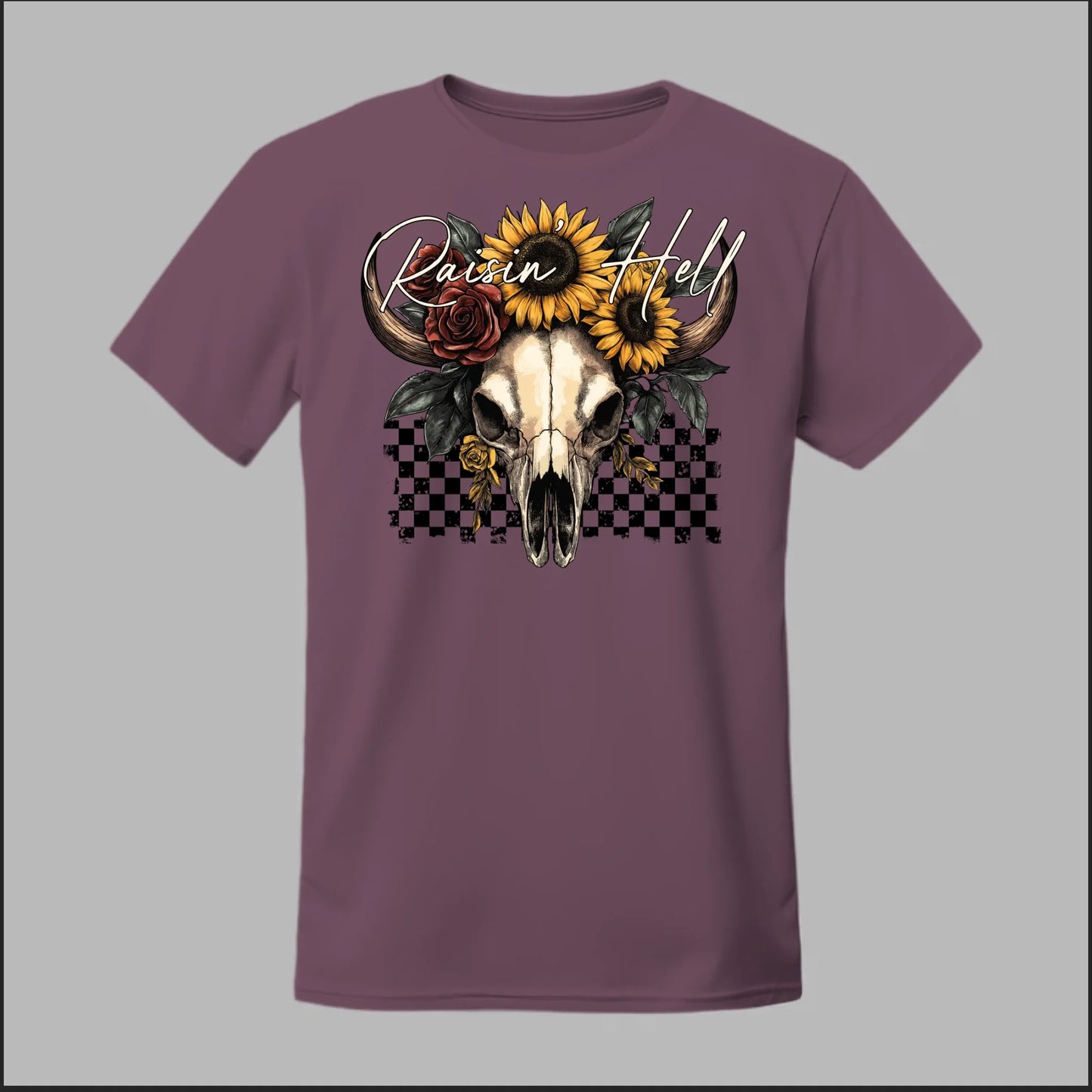 Front Heather Maroon