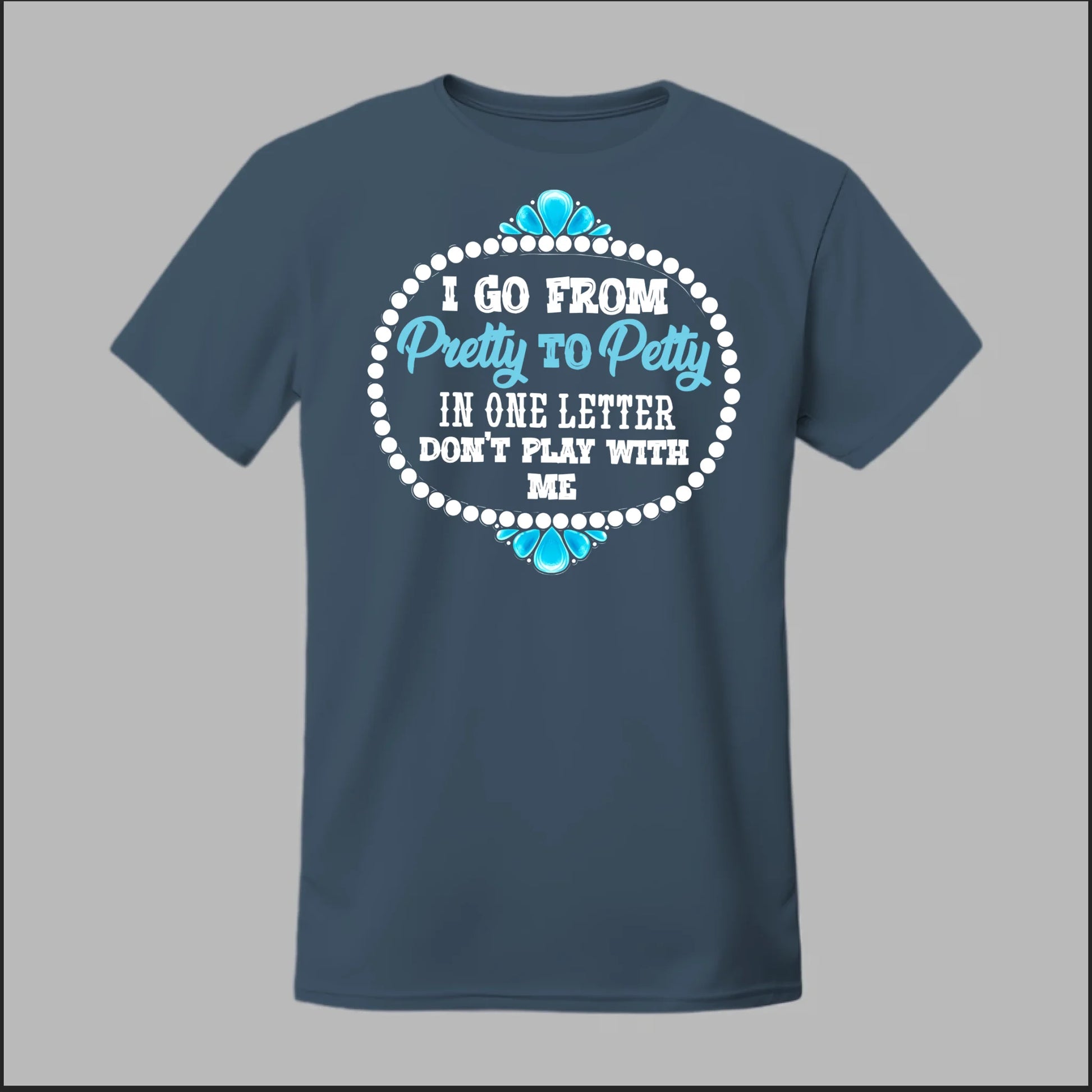 Front Heather Navy