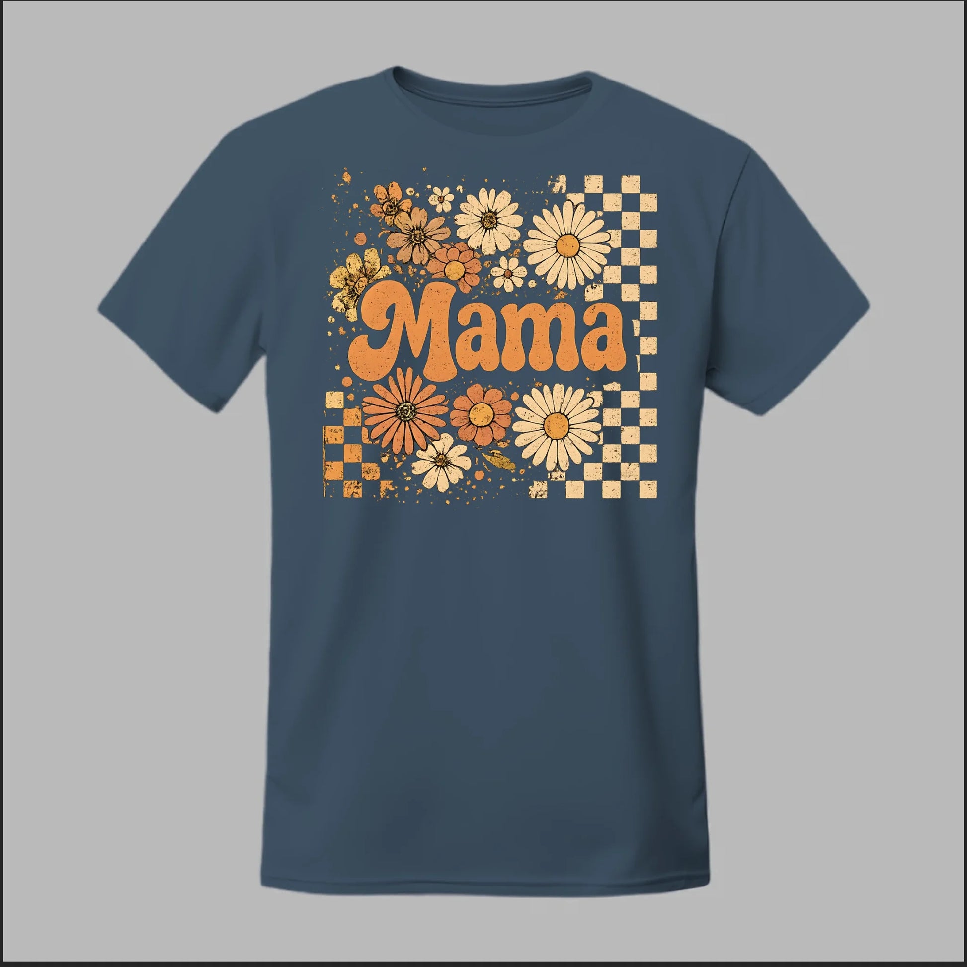 Front Heather Navy