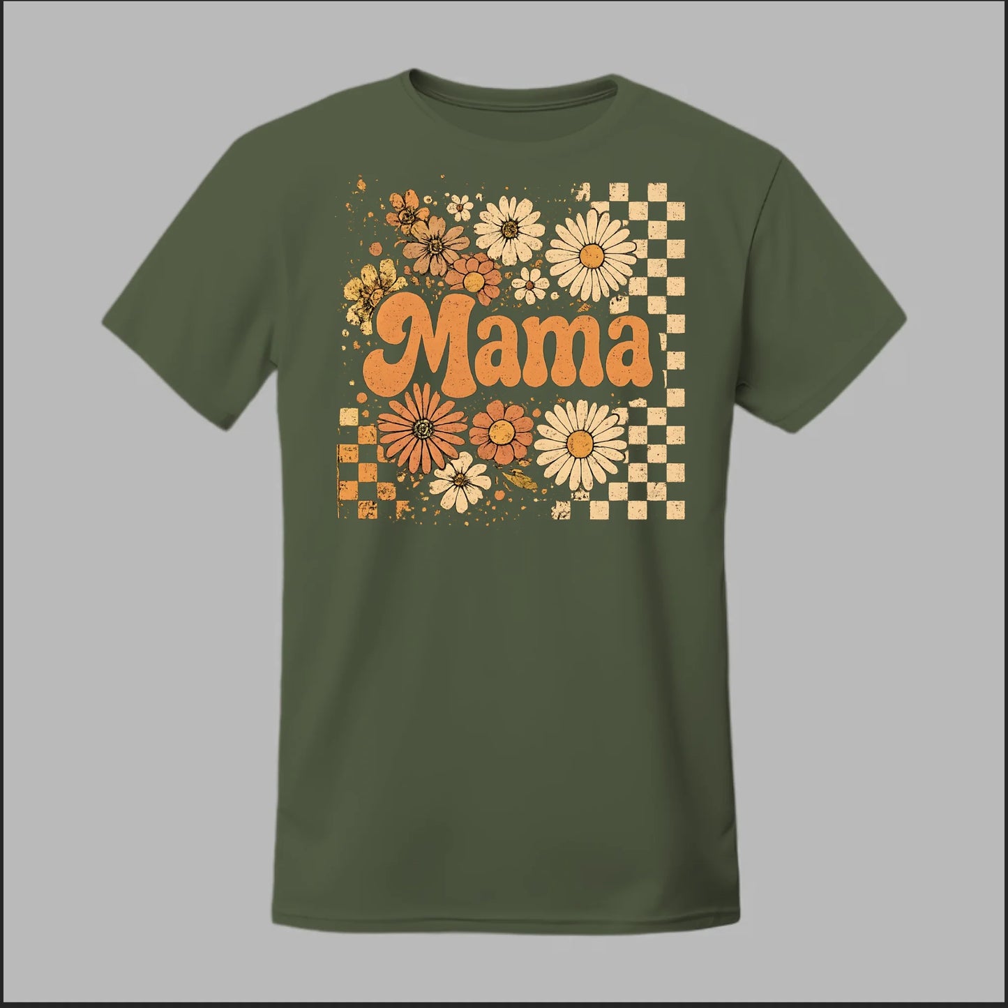 Front Military Green
