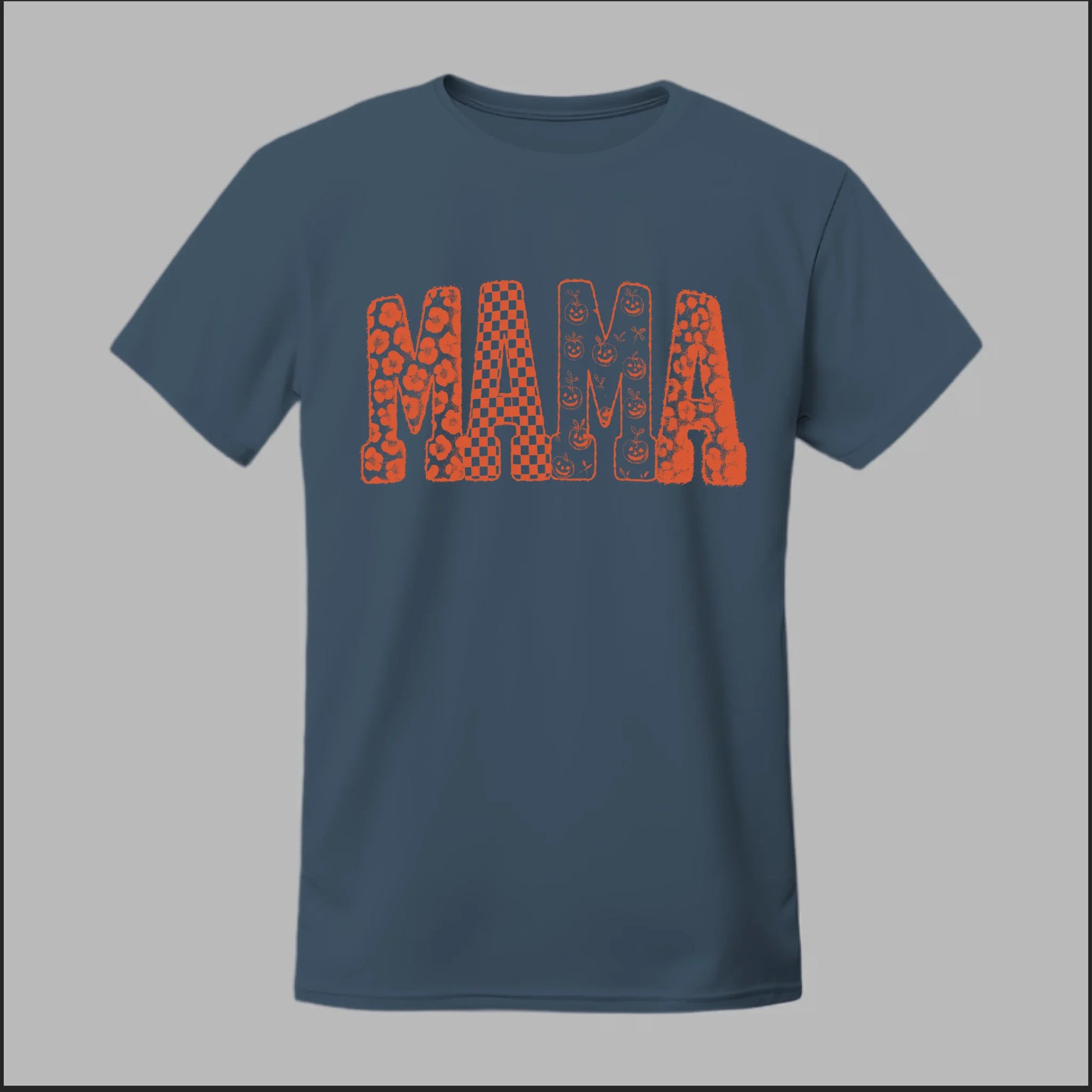 Front Heather Navy