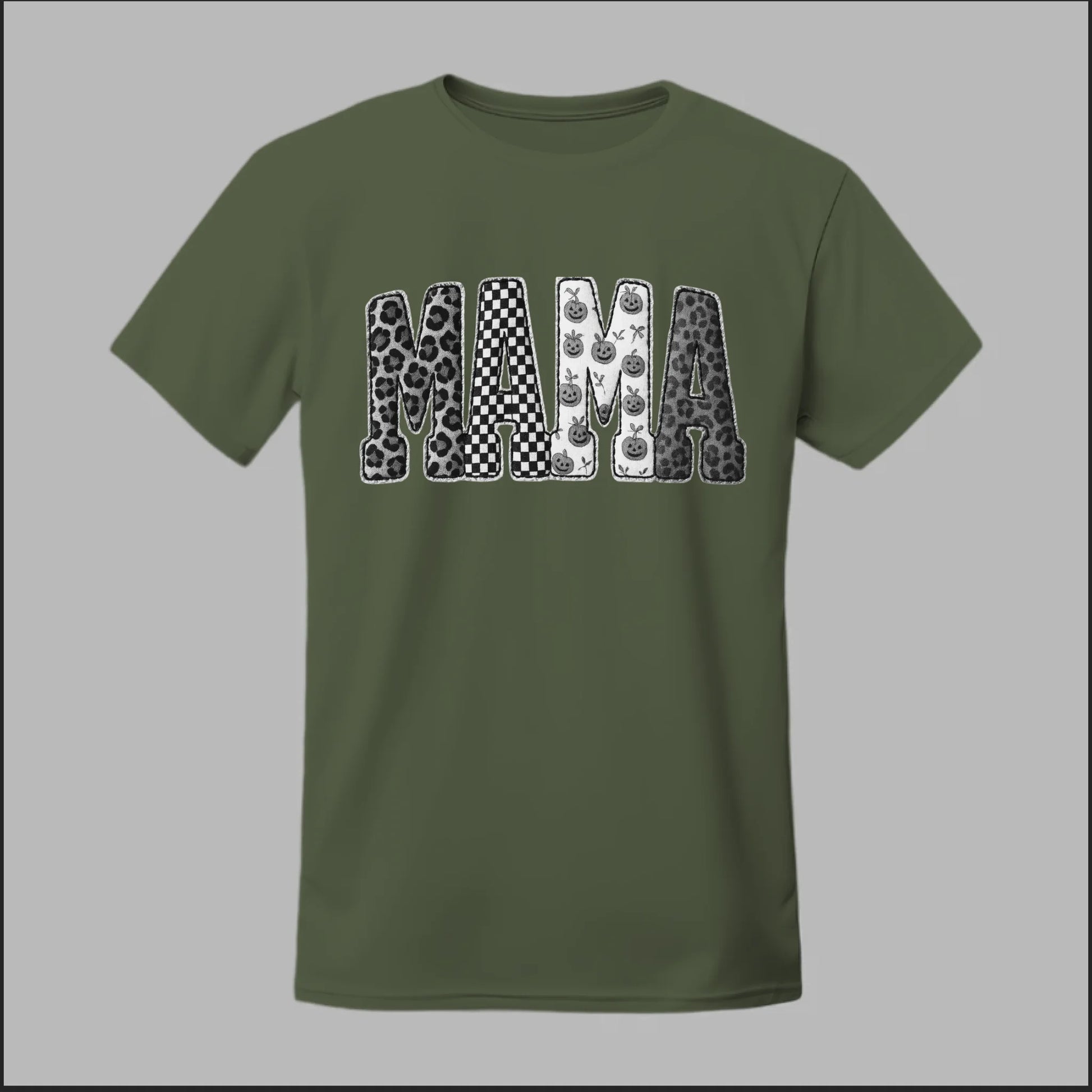 Front Military Green