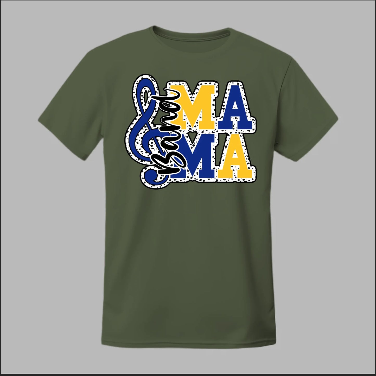 Front Military Green
