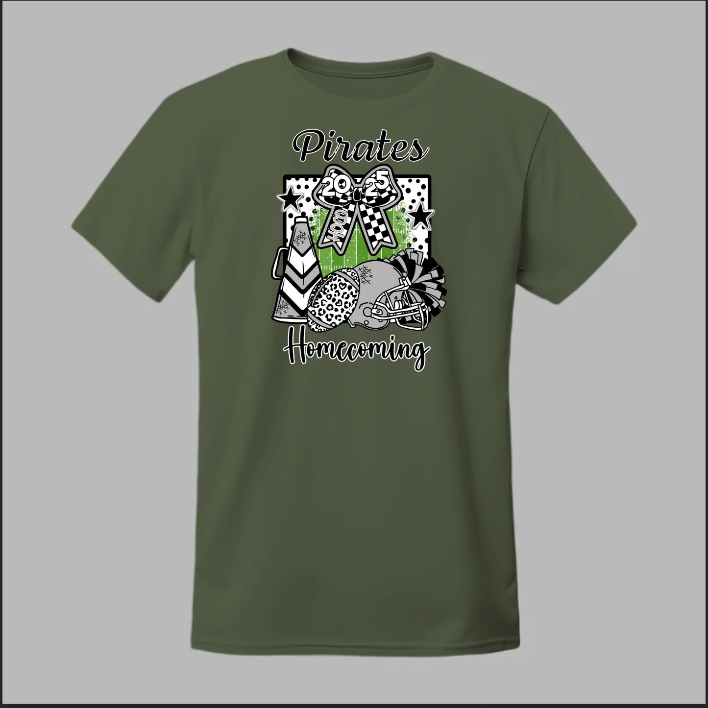 Front Military Green