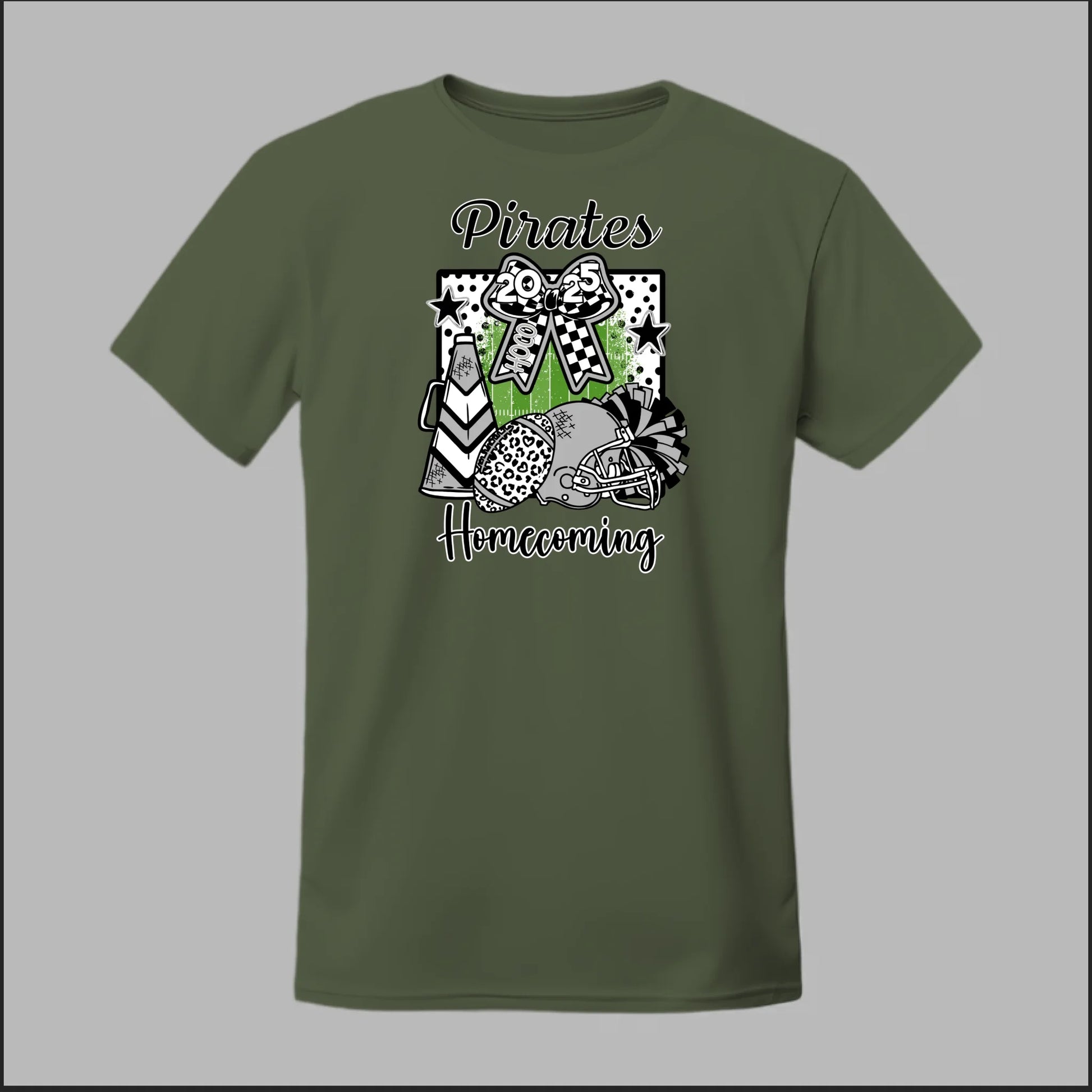 Front Military Green