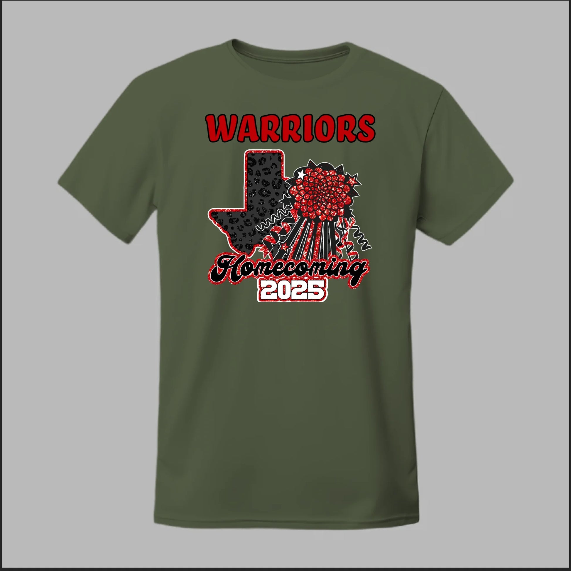 Front Military Green
