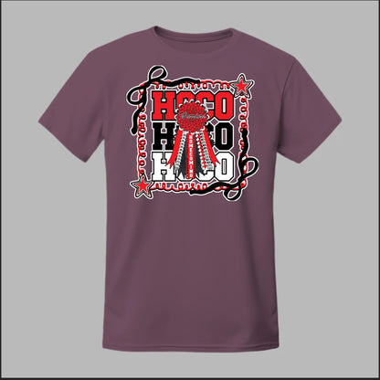 Front Heather Maroon